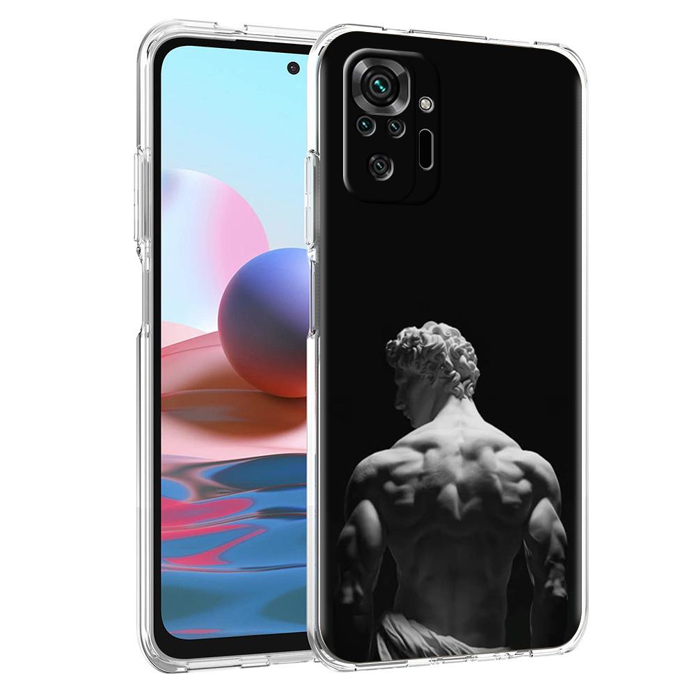 Phone Case For Xiaomi Redmi Note 15 14 5G 13 12 10 11 Pro Plus 4G 14C 13C 12C Soft TPU Cover Ancient greek sculpture