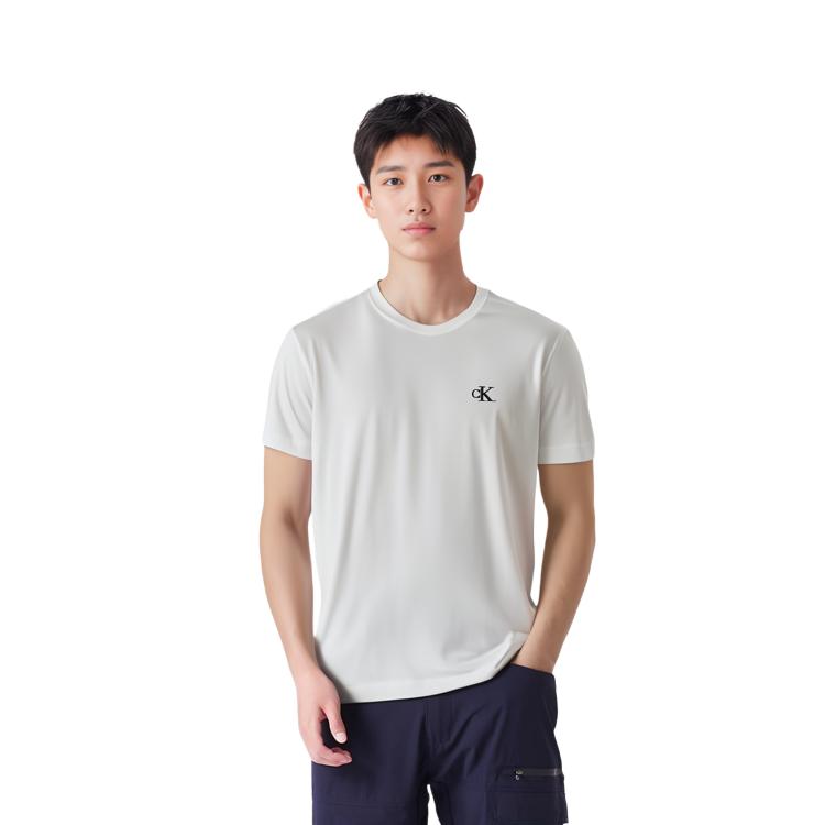 Calvin Klein T Shirt Men's White J30J314544-YAF