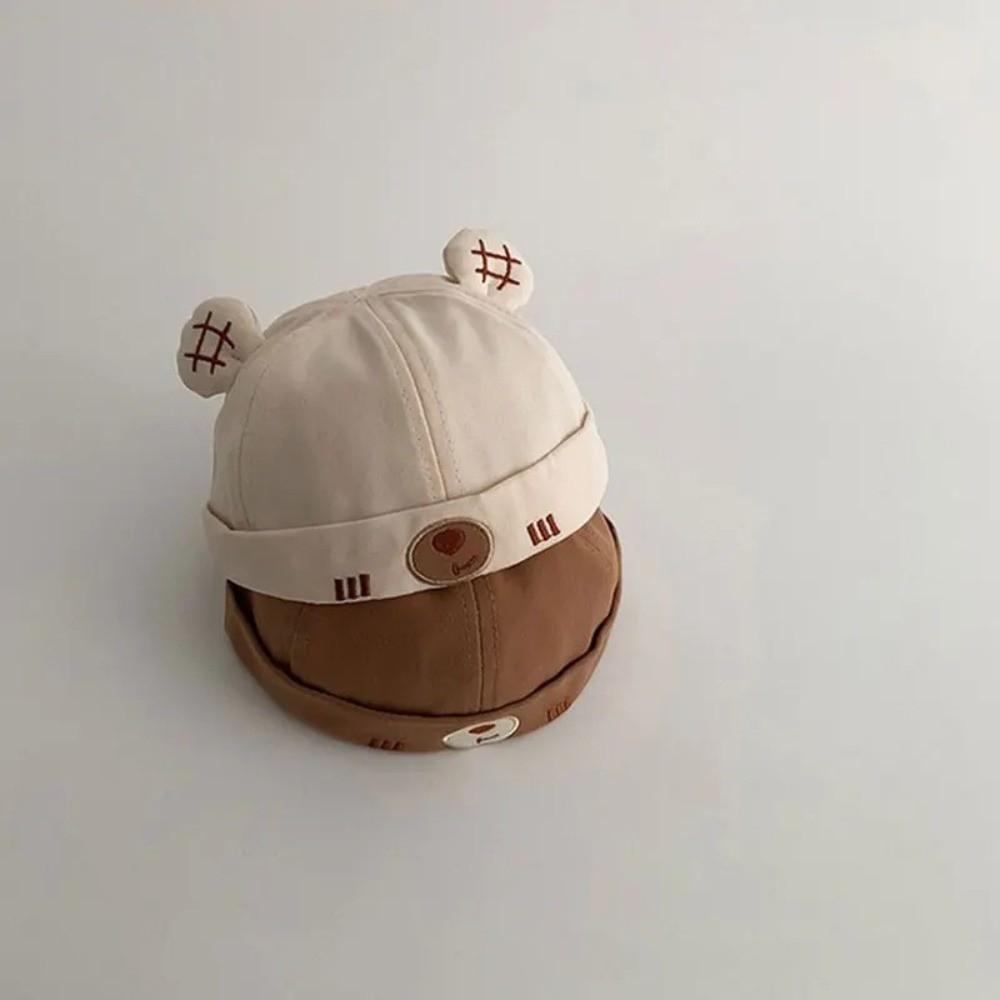 Adjustable Baby Docker Cap Bear Ear Sun Hat New Kids Beanie Cap Spring Summer