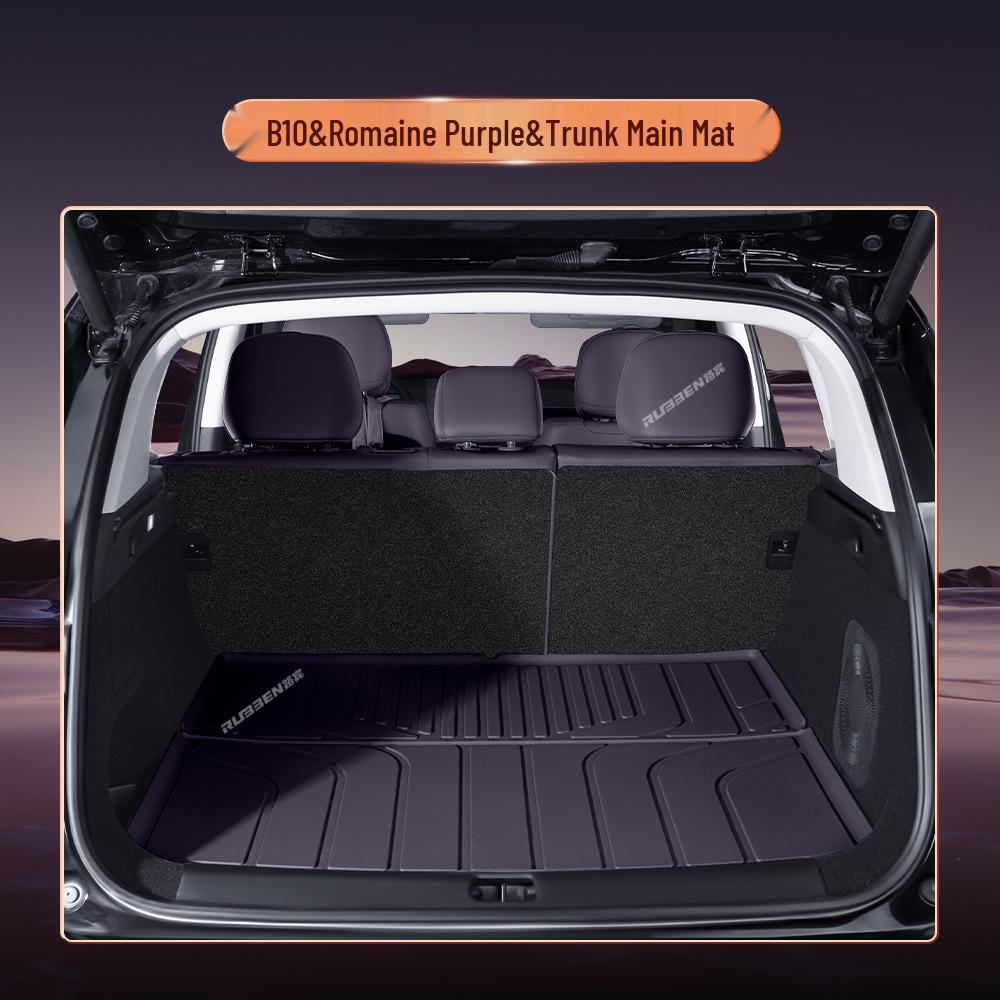 Trunk Mat for Leapmotor B10: TPE Semi-Enclosed, Customized for Interior Modification