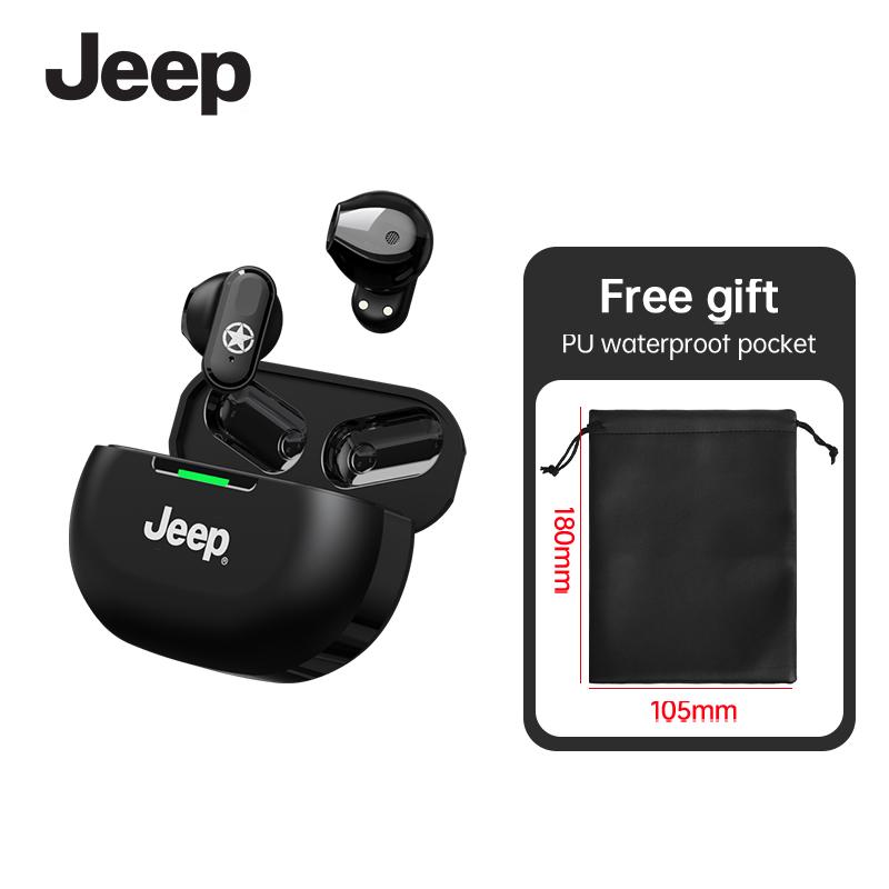 JOT2 Jeep TWS Wireless Bluetooth Earphones Sport Music Headphones HiFi Stereo Headset Noise Reduction Earbuds with Mic HD Voice
