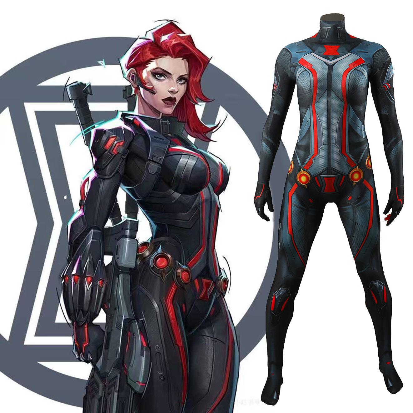 

Аниме Наташа Игра Соперники Косплей Костюм Комбинезон Сексуальный Красно-Черный Панк Боди Костюм на Хэллоуин Карнавальную Вечеринку Костюм Кос XXXL