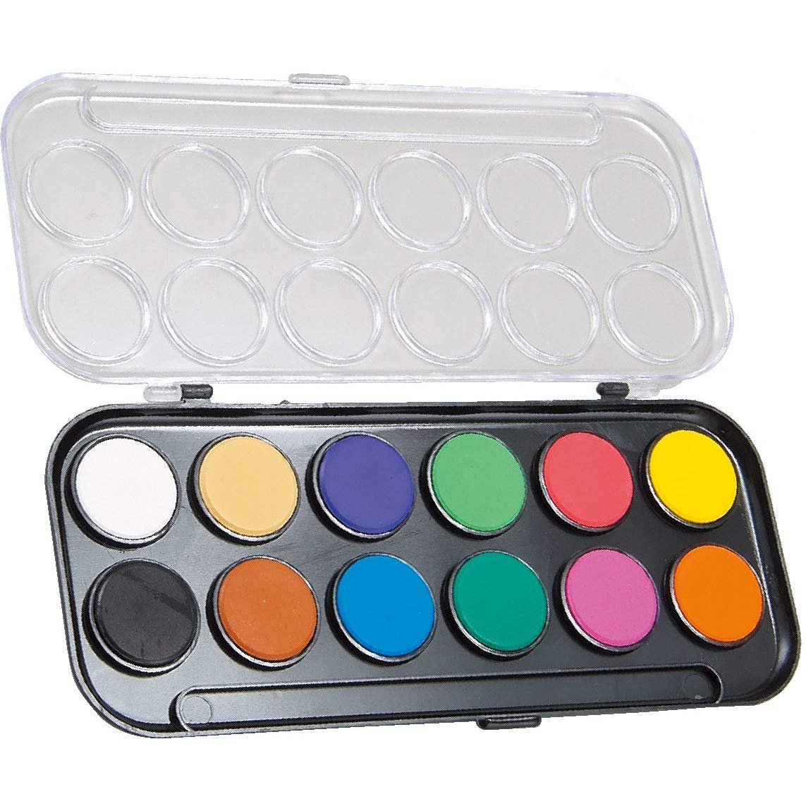 

artec solid watercolor paint 111450 12 color set