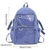Zaino a Spalla in Nylon per Studenti Universitari X90D Itabag Giapponese Trasparente Grande Capacità Borsa Scolastica per Esposizione Spille Anime