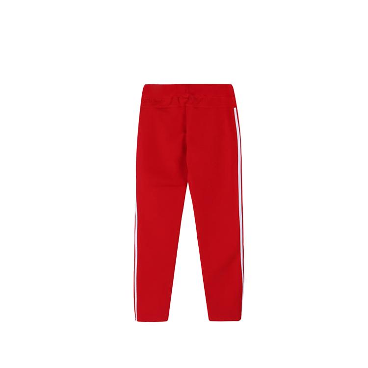 Adidas Striped Comfortable Versatile Running Lace-Up Sports Pants Women Pants Light-Crimson EH3870