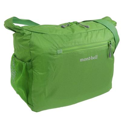 Bag for Men and Shoulder A4 Light 1123970 [Montbell] Women, Bag, Compatible, Nylon, Pocketable, Shoulder, M, (Green (GN))