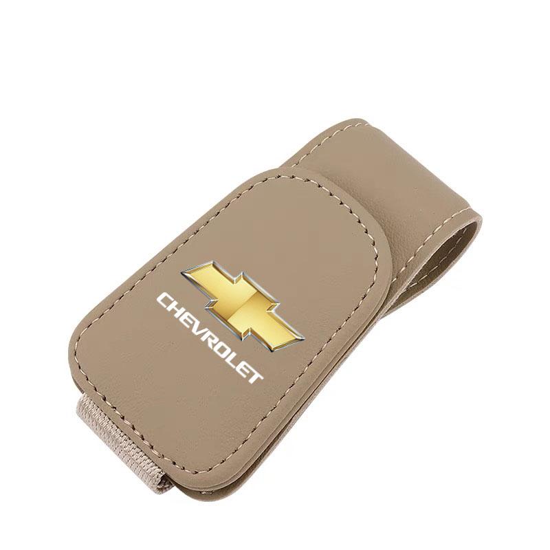 

Car Sunglasses Holder Leather Eyeglasses Hanger Sun Visor Glasses Clip For Chevrolet Colorado Cruze Spark Captiva Malibu Trax