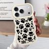 Cute Pet Paw Prints Soft Phone Cover Case for iPhone 11 8 16 Pro Max 14 15 Plus 12 XR 17 Air 13