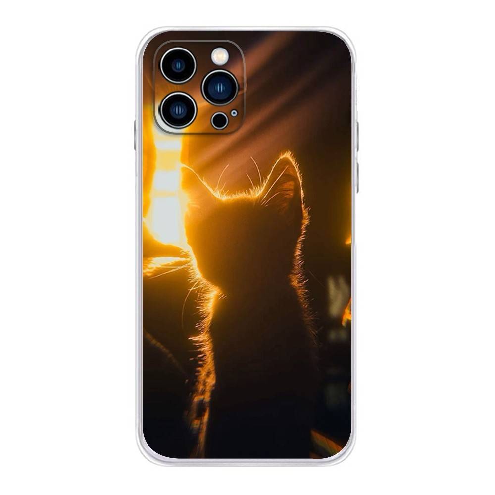 Sunset Silicone Phone Case For iPhone 16,15,Pro,Max,14,Plus,13,12,11,E Mini Air,17,Pro Drop Protection Cover TPU