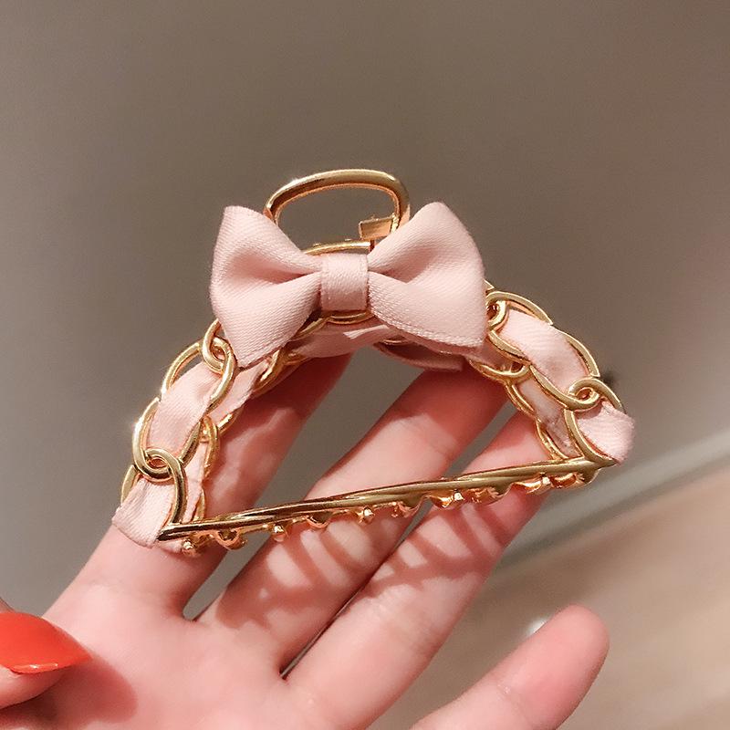 Korean Dongdaemun High-End Bow Hairpin Clip for Women