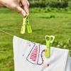 24PCS Plastic Anti-Tip Clips Heavy-Duty Clothes Pegs Multi-functional Clothes Clip  Drying Quilts
