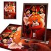DIY Diamond Painting Red Pandas and Children Cross Stitch Kit Mosaic Art Diamond Painting Full Circle Diamond Home Decoration