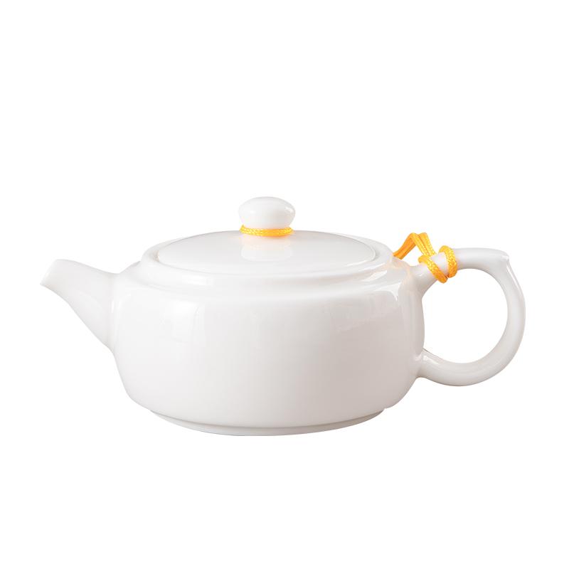 

Chinese Teapot Xuejing Ceramic Small Capacity Teapot Household White Porcelain Teapot Underglaze Color Kung Fu Tea Set