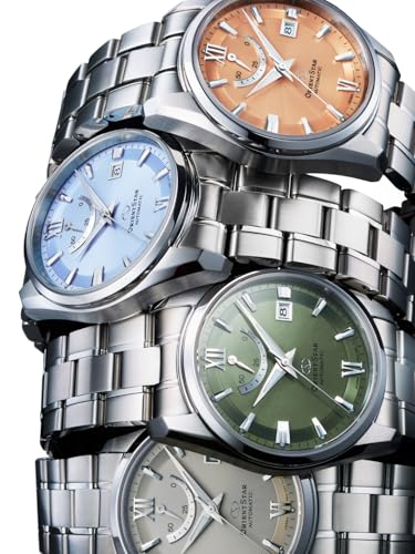 Orient Star RK-AU0107E Men's Automatic Watch, Contemporary Date, Mechanical, Made in Japan, with 2-Year Manufacturer's Warranty, Green