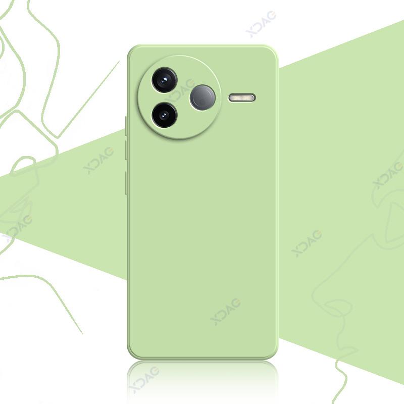 Mobile Phone Cases for Xiaomi Redmi K80 Pro 5G 6.67" RedmiK80 K80Pro 360 Soft Luxury Square Liquid Silicone Back Covers