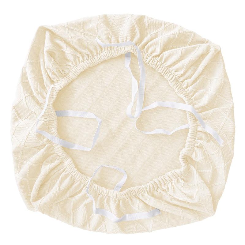 Stretch Jacquard Office Computer Chair Seat Covers, Removable Washable Anti-dust Desk Chair Seat Cushion Protectors