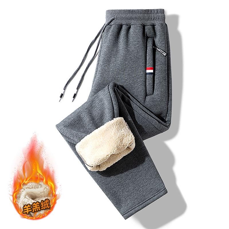 

Men s Heavyweight Cotton Sweatpants: Loose, Straight-Leg, Plus Size, Perfect for Spring, Autumn, Winter. 8XL