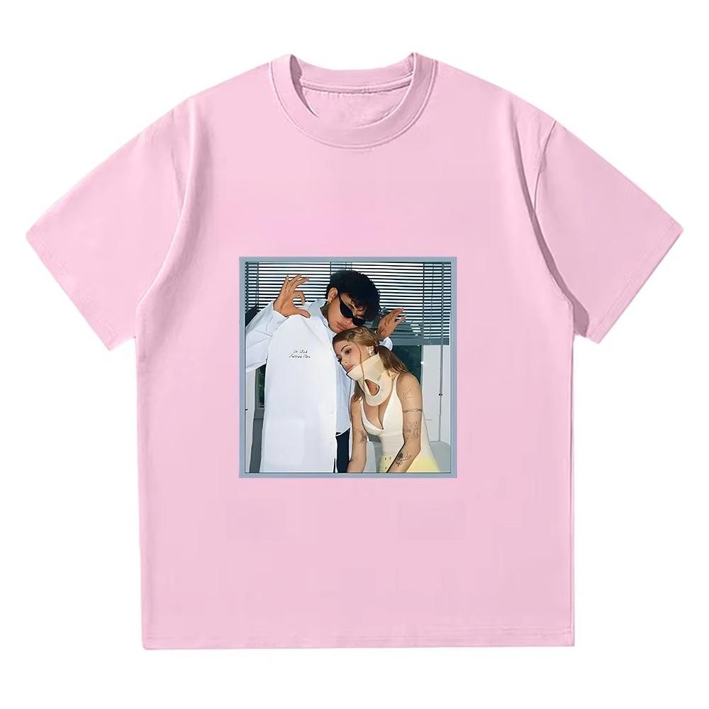 2025 Autumn and Winter New Pattern Printed T-shirt for Men and Women High-quality Pure Cotton Round Neck and Breathable T-shirt