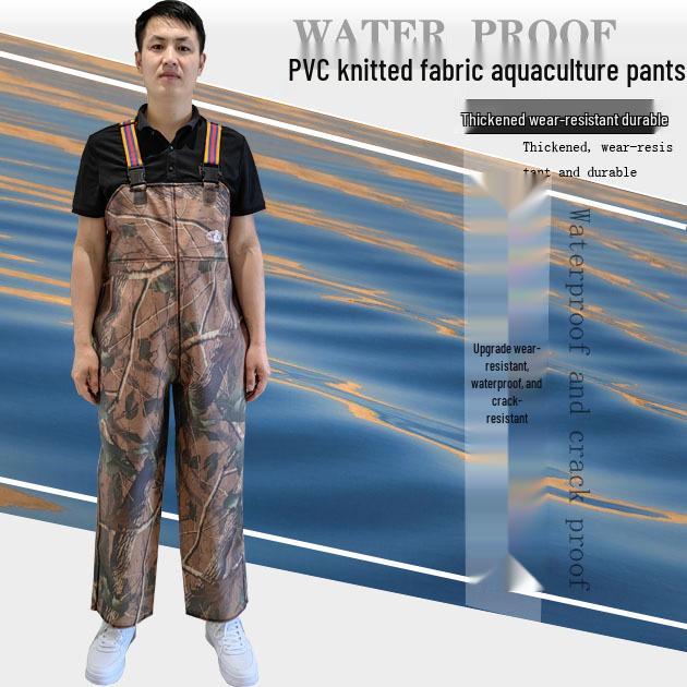 Wasserdichte Seeigel-Aquakultur-Overalls - Schmutzabweisende, schuhlose Leder-Fischerhosen