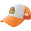 Cute Potato Graphic Trucker Hat Pink Mesh Snapback Cap Unisex Casual Polyester Adjustable Hat