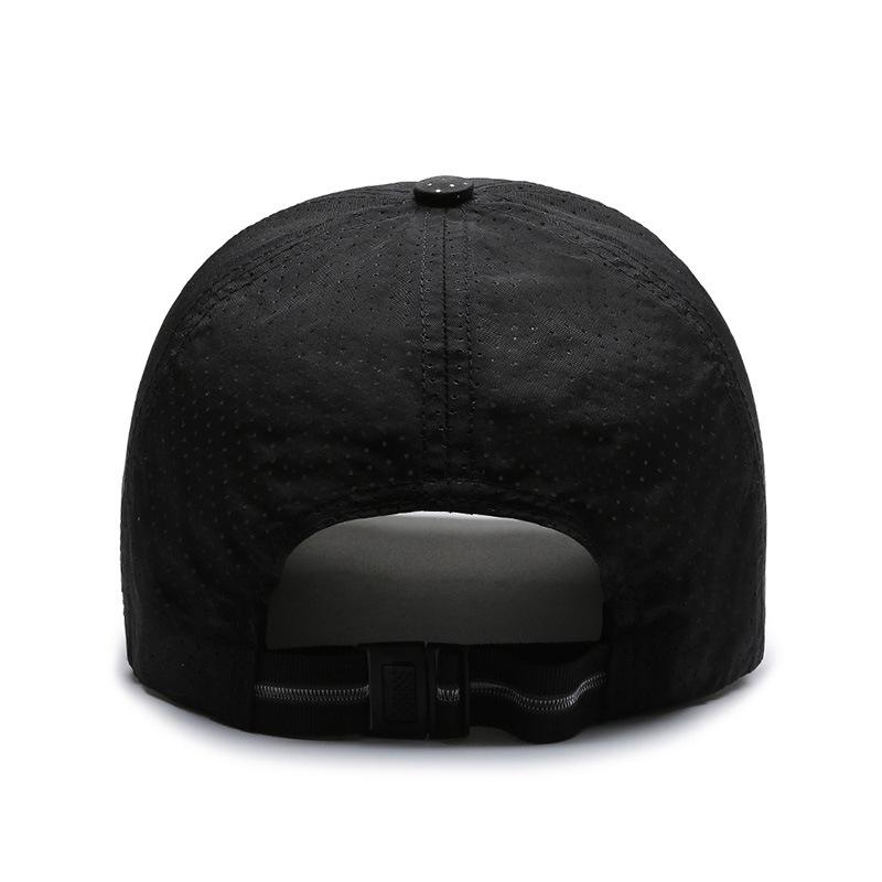 Spring and Summer Breathable Mesh Baseball Caps, Men's Reflective Letter Sandwich Brim Sun Hats, Sun-protective Baseball Caps