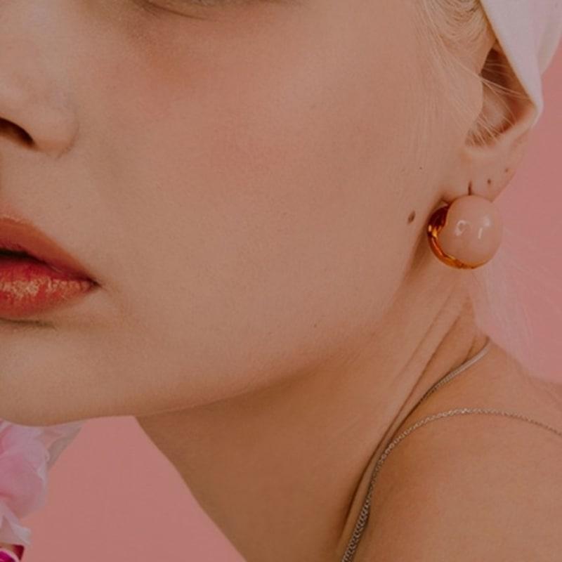 Viollina Emaljerad Kulörta Örhängen_Rosa