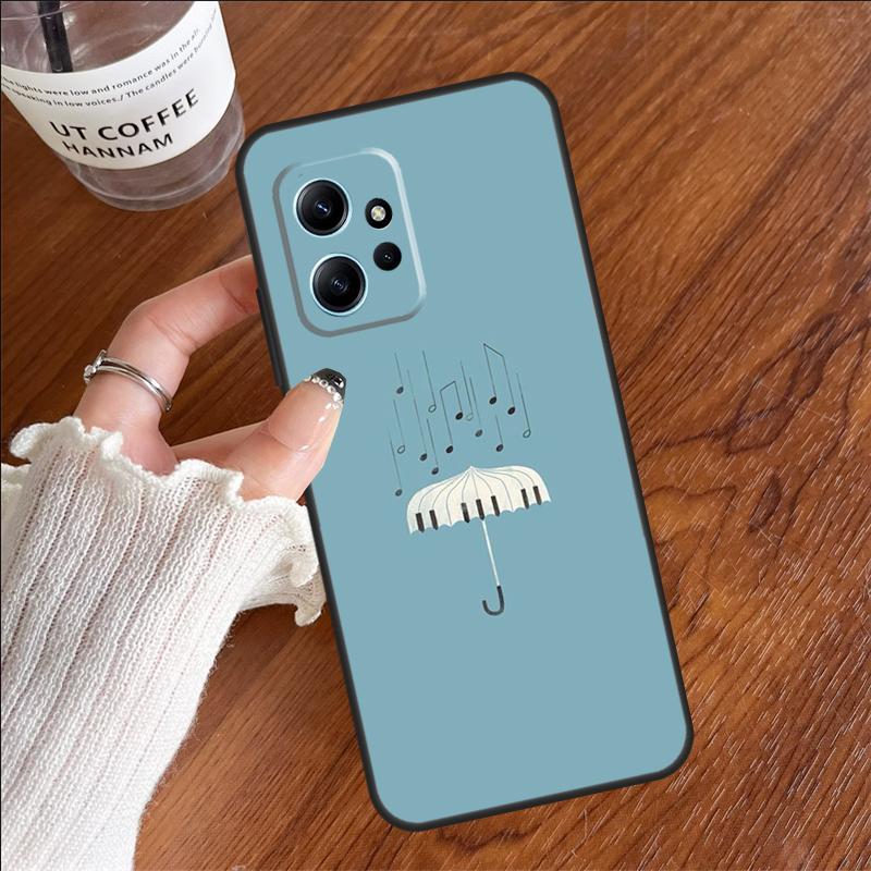 Minimalist Music Lover Case For Xiaomi Redmi 13C 14C 10C 12C Redmi Note 14 12 11 9 10 13 Pro 9S 10S 11S 12S Cover