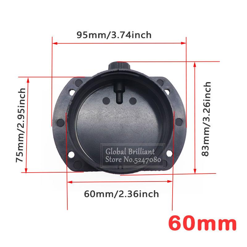 

60 мм/75 мм YT кусок выхлопного автомобильного обогревателя, воздуховод, разъем с двойным регулирующим клапаном, заслонка для дизельного стояночного обогревателя Webasto