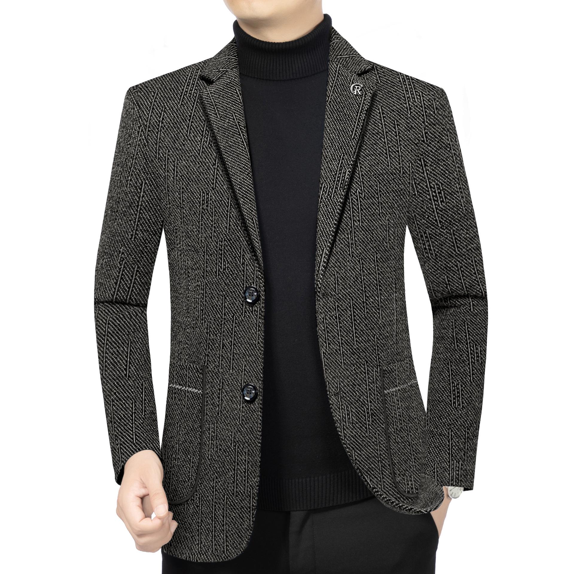 

Мужская мода весна 2025 деловой кэжуал пиджак 175/L (For 120-140 Jin)