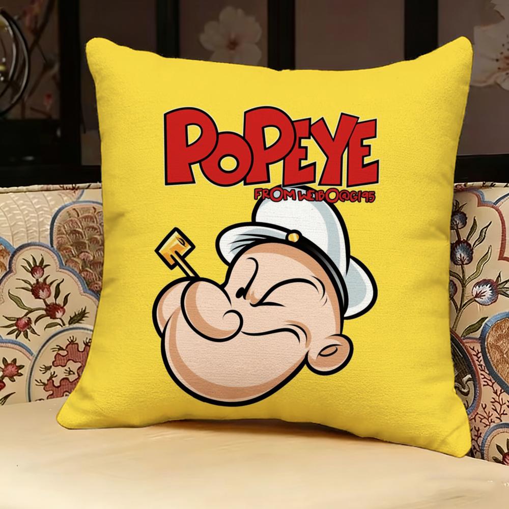 Anime Classic Animation P-popeye Pillow Case Pillowcase, Double-sided Printed, Sofa Cushion, Bedroom Headboard Pillow