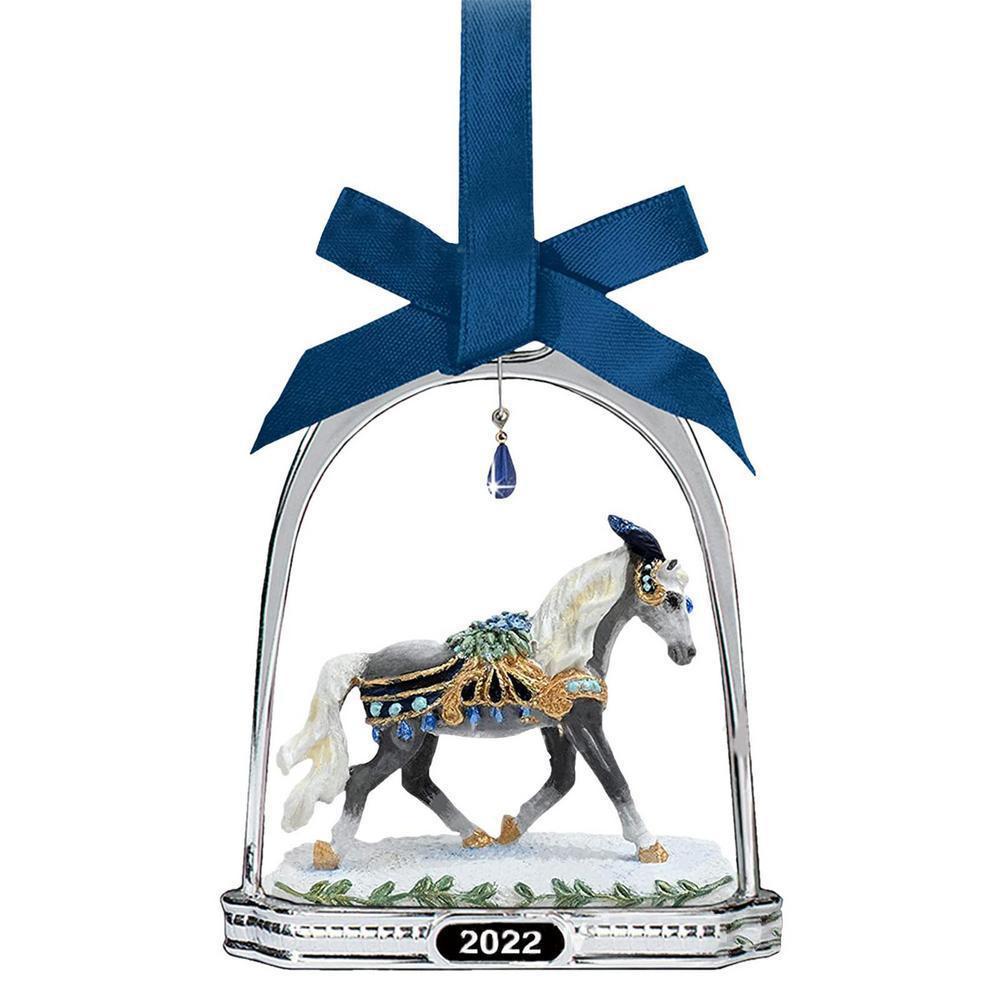 Holiday Ornament Party Cute Christmas Horse Pendant Desktop Gifts Decoration