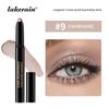 Lakerain Eyeshadow Stick Shimmer and Matte Long Lasting Waterproof Highlighter Metallic Glitter Eye Shadow Pencil Cosmetics