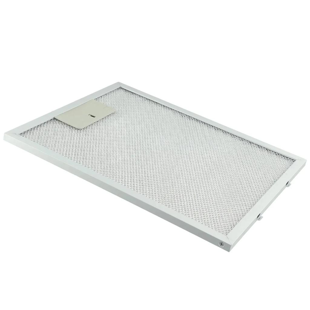 1pc Silver Cooker Hood Filters Metal Mesh Extractor Vent Filter 300 X 246 X 9mm Range Hood Stainless Steel Grease Filter