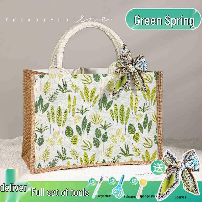 Spring Festival Kids' DIY Decoupage Linen Tote Kit