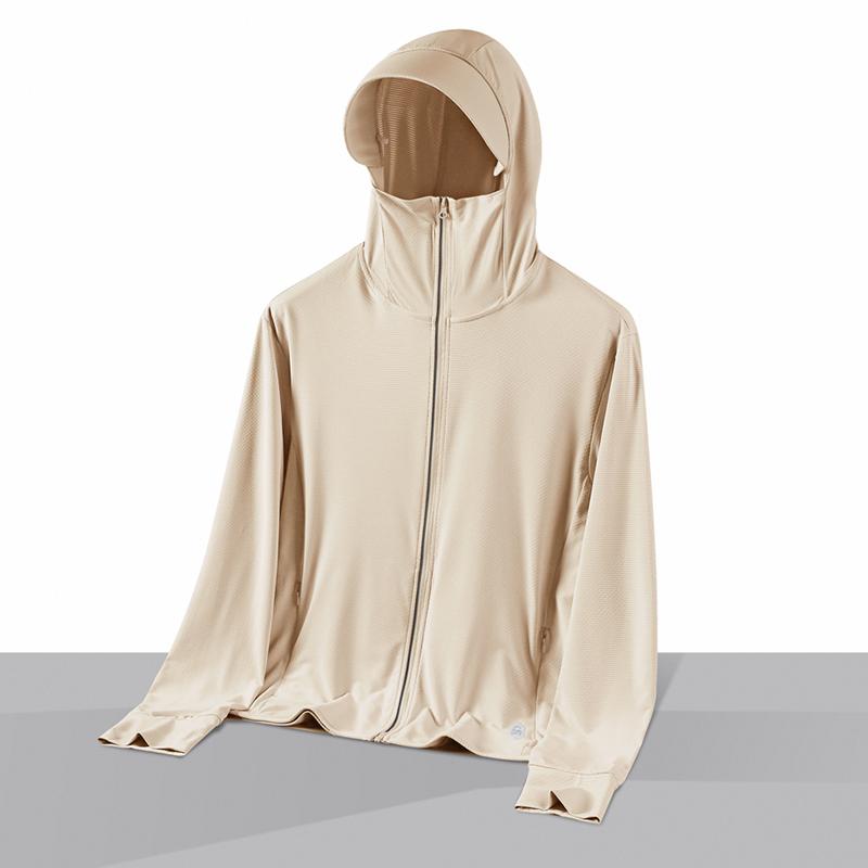 Summer Thin Couple Sports Leisure Sunscreen Clothing Comfortable High Quality Ice Silk Breathable Outdoor UV Protection Coat M