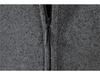 Men's Plus Velvet Hooded Knitwear Cardigan – Thickened, Windproof, Warm Mid-Length Jacket for Autumn/Winter (Middle-Aged & Elderly)