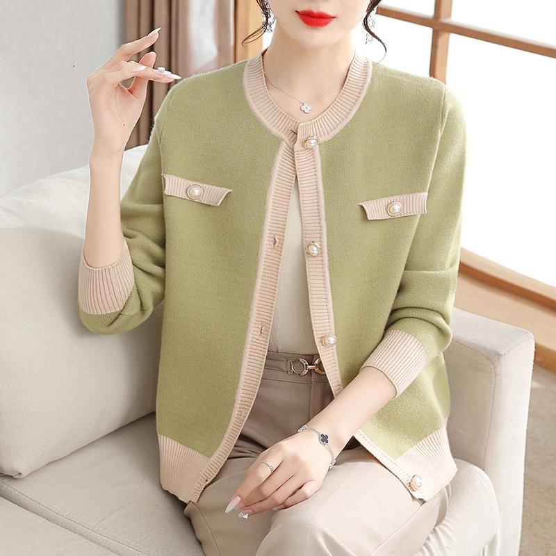 

DAFIFY Женская мода повседневная осень-зима однотонный принт длинный рукав О-образный вырез свитера One Size