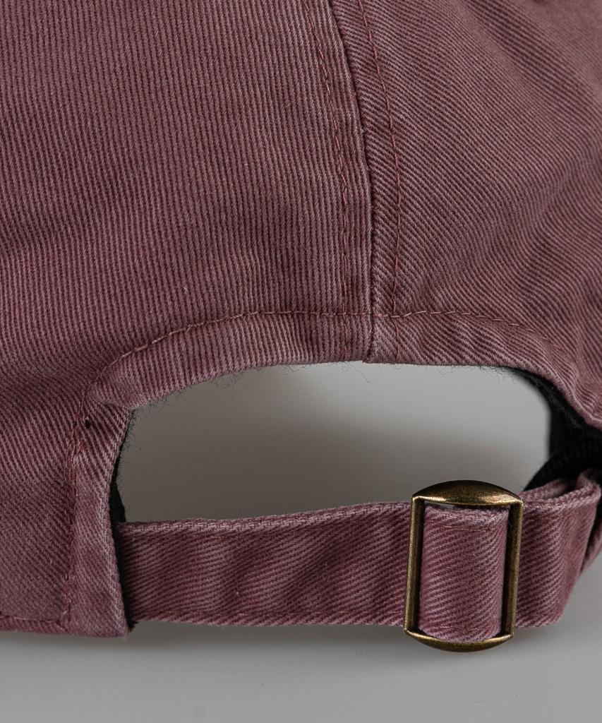 Wig Saint Box Logo Cation Washed Ball Cap - Burgundy