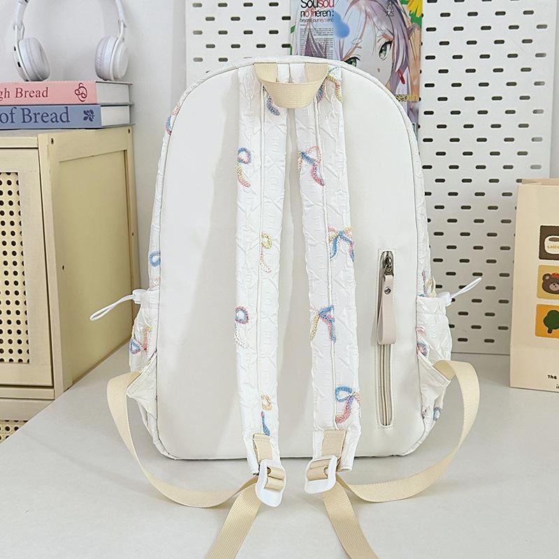 Ins Sweet Bow Less Heart Shopping Candy Color High Value Children's Small Backpack