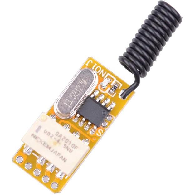 3.7V - 12V 5V Mini Size Relay Remote Control Switch, 433Mhz Wireless RF Momen