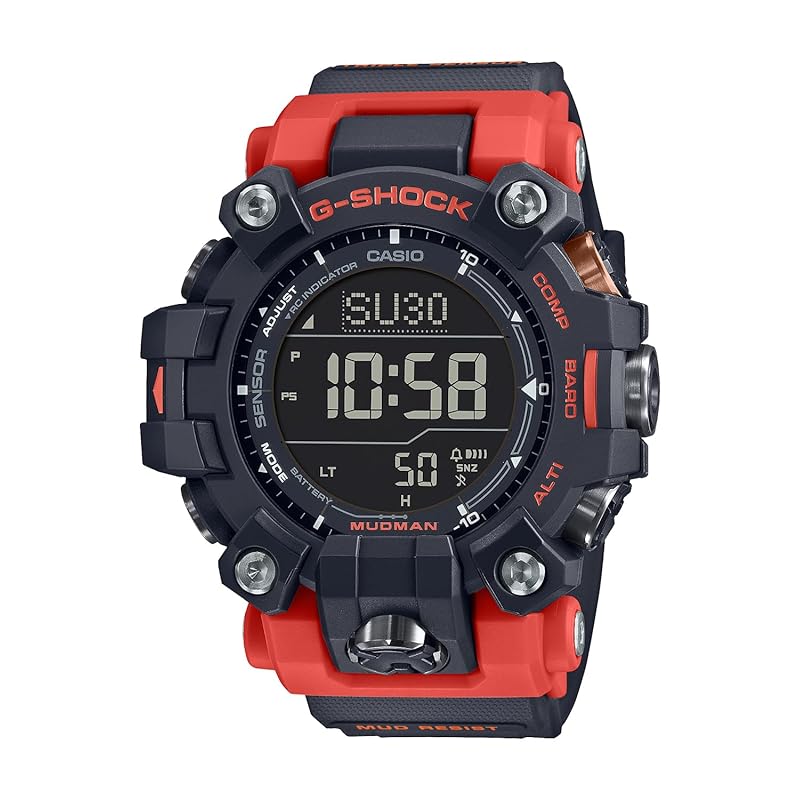

[Casio] watch G-Shock [] MUDMAN radio solar Adopts biomass plastic GW-9500-1A4JF men s gray