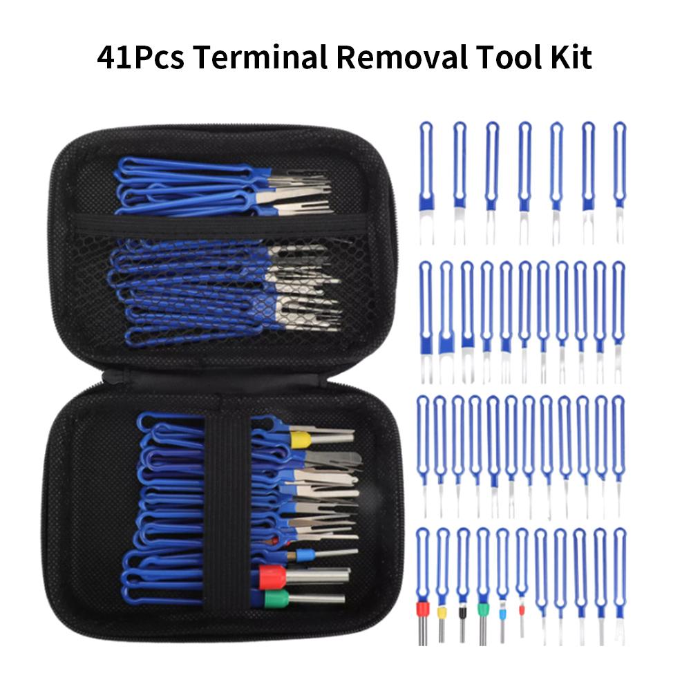 Car Terminal Removal Metal Repair Tool Automotive Universal Auto Wire Pin Extractor Sets Repair Car Disassembly Hand Accessories