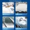 Auto-Schneeabdeckung, universeller Anti-Schnee-Schutz für die Windschutzscheibe vorne und hinten, Visier, Staubschutz, Winter-Windschutzscheiben-Sonnenschutz