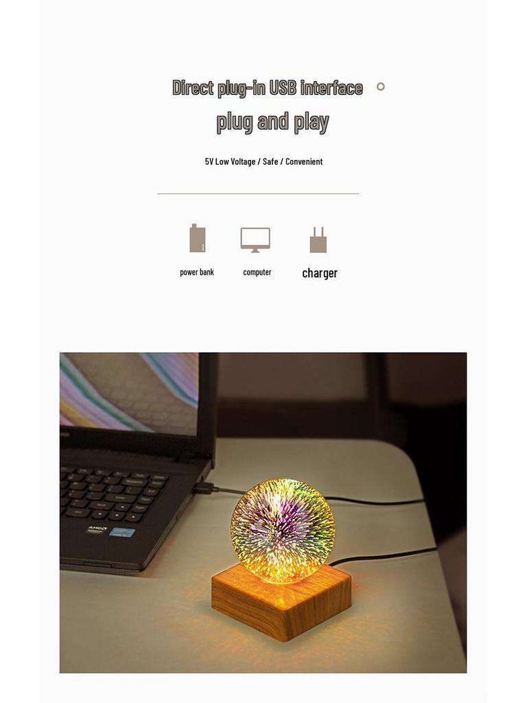Romantic Starry Sky LED Night Light - Dreamy Bedside Lamp for Sleep Ambiance