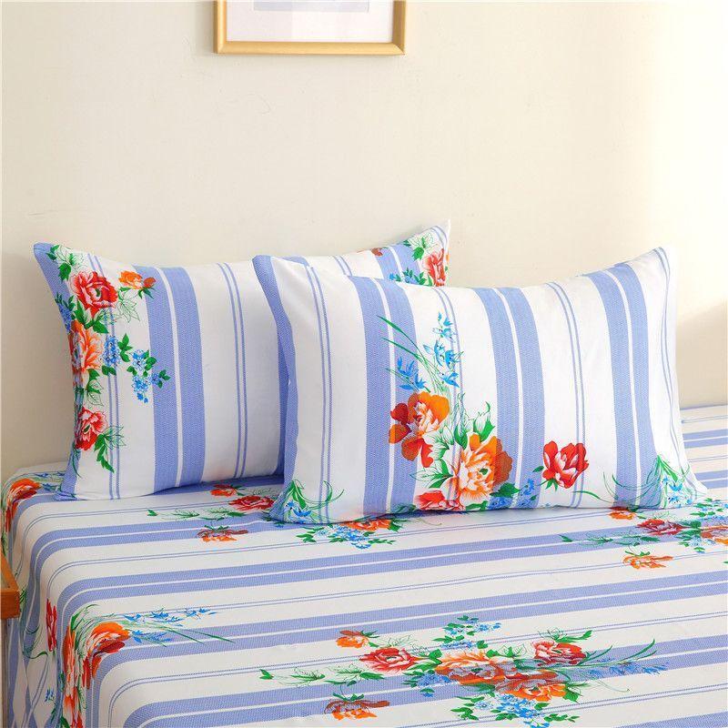 Shanghai Style Vintage Double/Single Thickened Duvet Cover & Bed Sheet, Student Dorm Print, Clearance