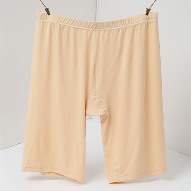 XL-5XL Mehrgrößen Sommer Übergröße Anti-Expositions-Sicherheitshose Extra Lange Modal Leggings XXXL: Waist 115-140 cm