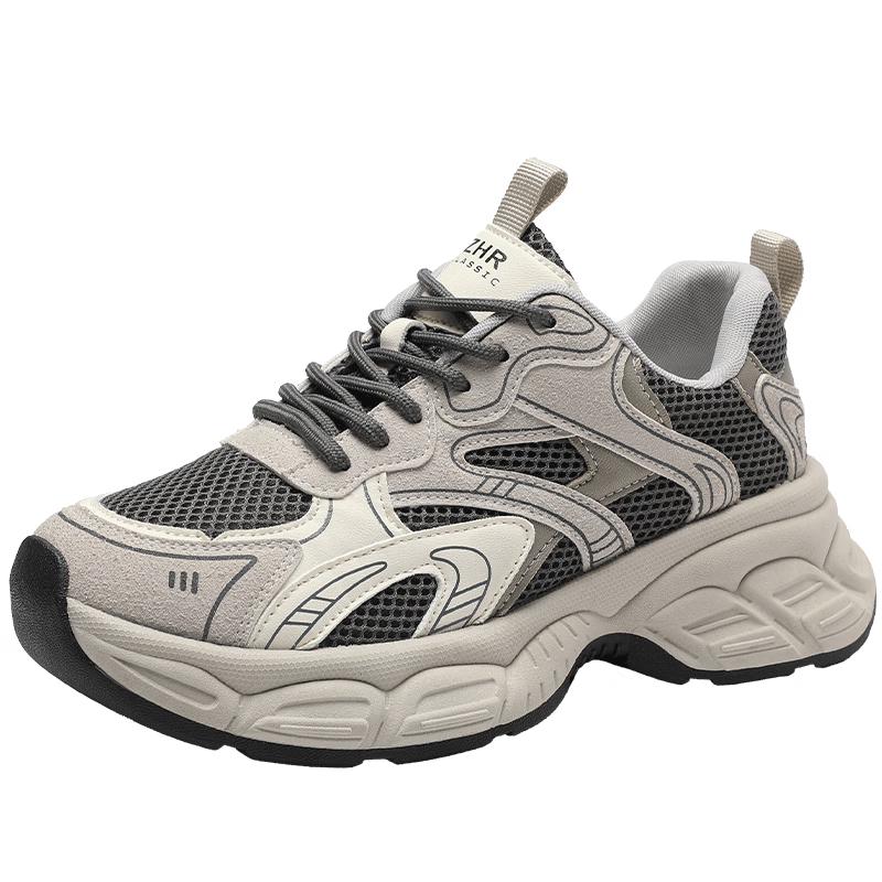 ZHR AB69 Women s Mesh Platform Sneakers 38