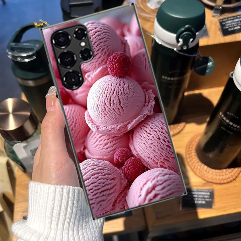 Colorful Ice Cream and Popsicles Cases Phone Case for Samsung Galaxy S26 Ultra S25 Edge S24 S23 FE S21 Plus S20 S22 S10 Cover TP