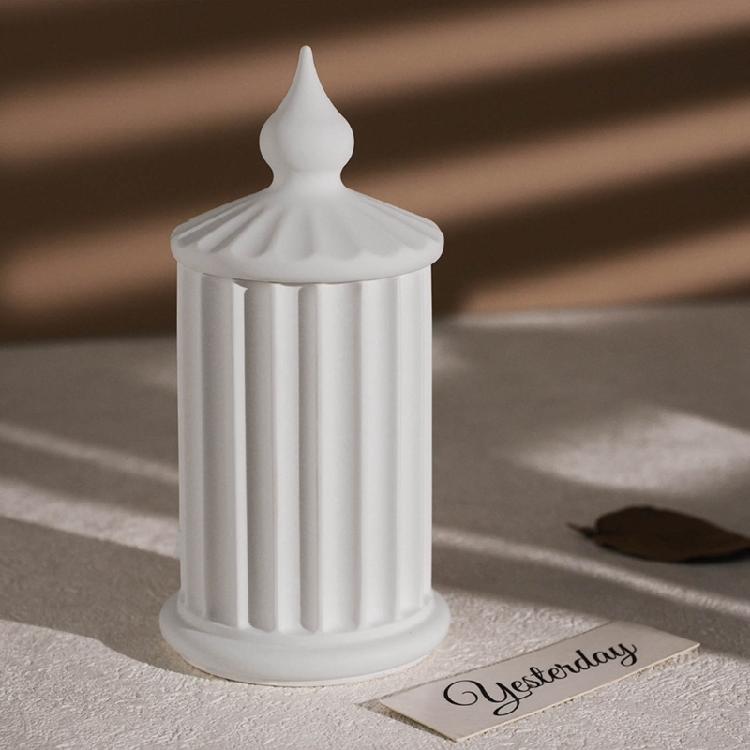 Resins Jar Molds Resins Lid Molds for Making Candlestick Candle Stand