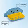 Sanrio Cartoon Whale Shaped Soap Dish Wall Mounted Double Layer Storage Rack For Bathroom Sink Countertop Organization